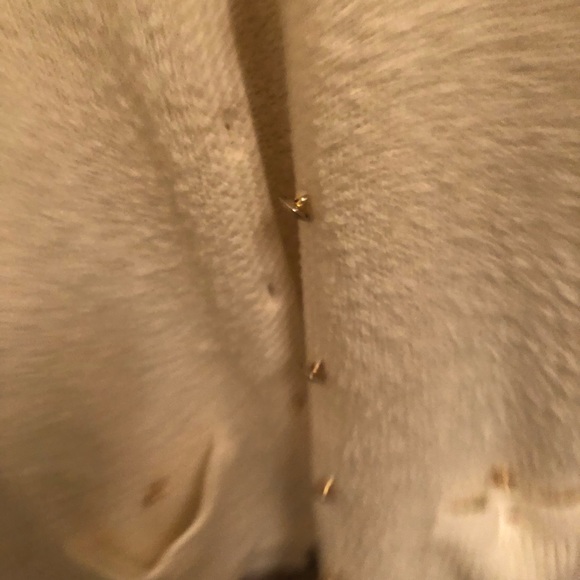 Cream Button-Up Cardigan - Picture 3 of 6